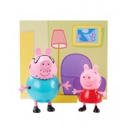 Peppa Pig Living Room Scene with Daddy Pig